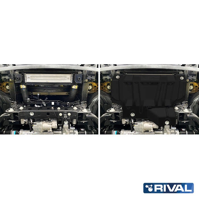 Kühler Unterfahrschutz Ford Ranger 2022- 3mm Stahl