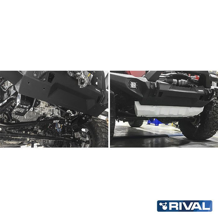 Spurstange Unterfahrschutz Jeep Wrangler 2017- 6mm Alu