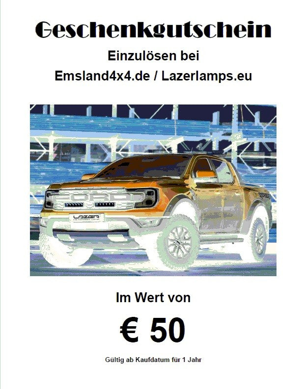 Geschenkgutschein 50 €