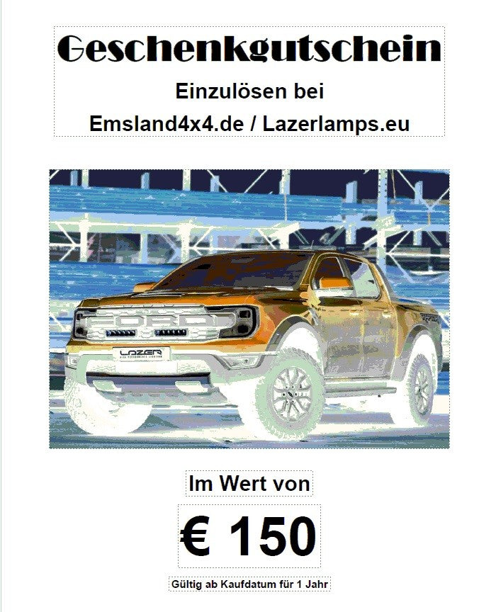 Geschenkgutschein 150 €