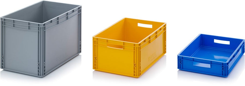 Eurobox grau 60x40x27cm offen