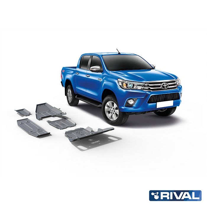 Toyota Hilux 2015-2020/ 2018-2020/ 2020- UFS Platten Set 4 teilig