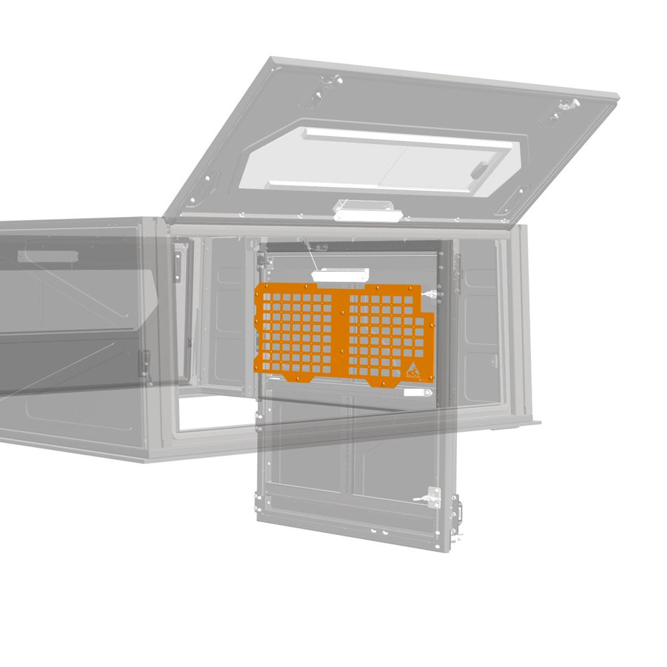 Alu-Cab ModCAP & Camper Molle Platte für Hecktür Oben FSS & FSL