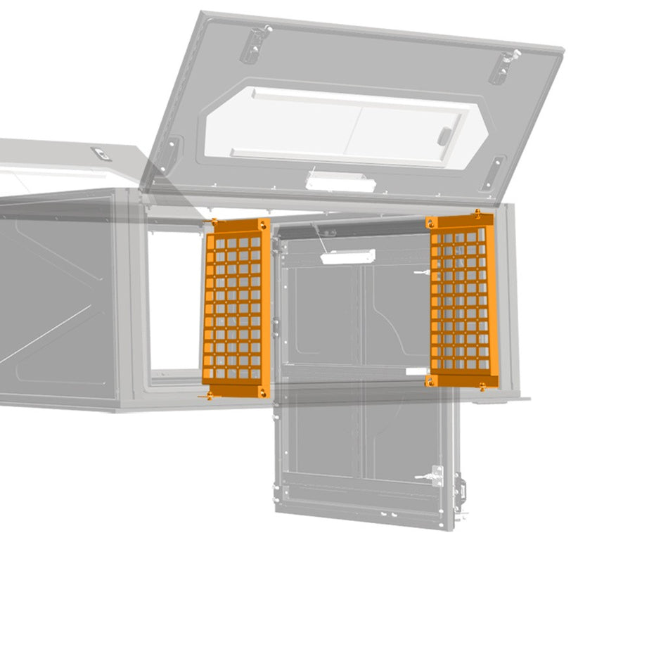 Alu-Cab ModCAP Molle Platten Innen Hinteres Eck FSS & FSL (Set)