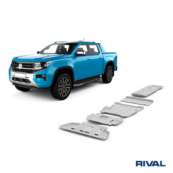 RIVAL Unterfahrschutz Set Ranger/Amarok 2023+ 4 teilig Stahl 3mm