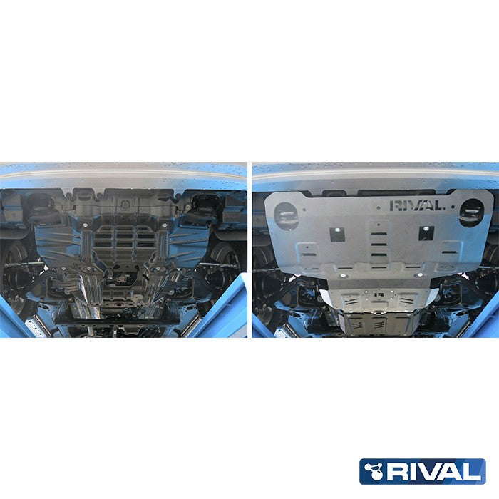 Radiator and engine guard underride protection Toyota Hilux 2005-2015 6mm Alu