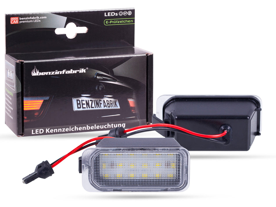 LED Kennzeichenleuchten Set CAN-Bus E-Zeichen FORD Ranger 2015+