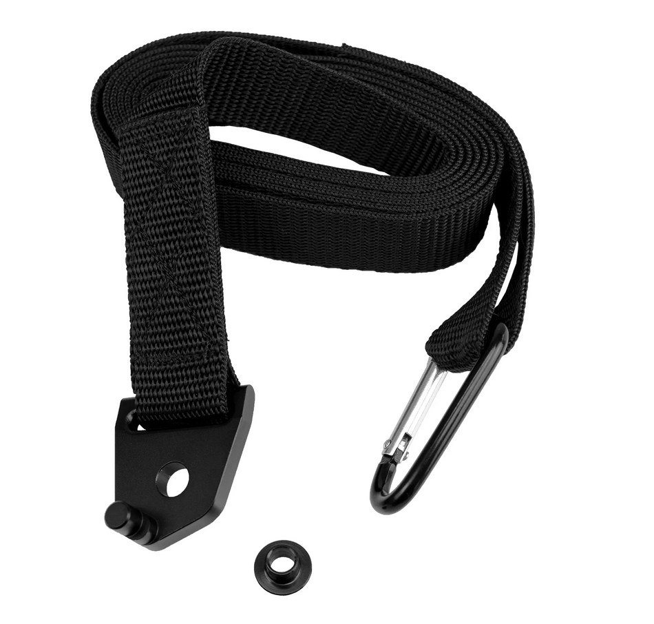 Mountain Top Gurtschnalle mit Adapterhülse/Gurtband & Karabiner