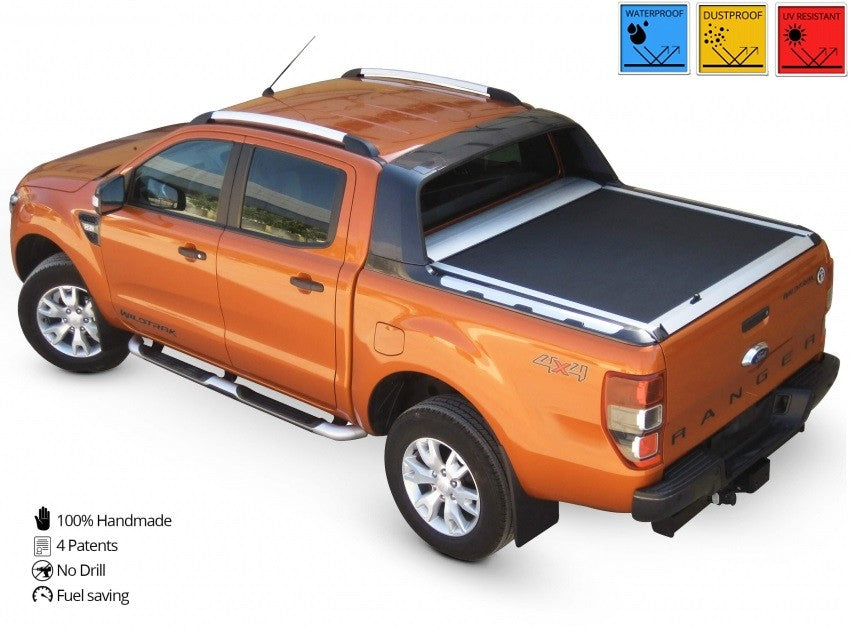 Rollcover Ranger Wildtrak Doka 2012+ silber