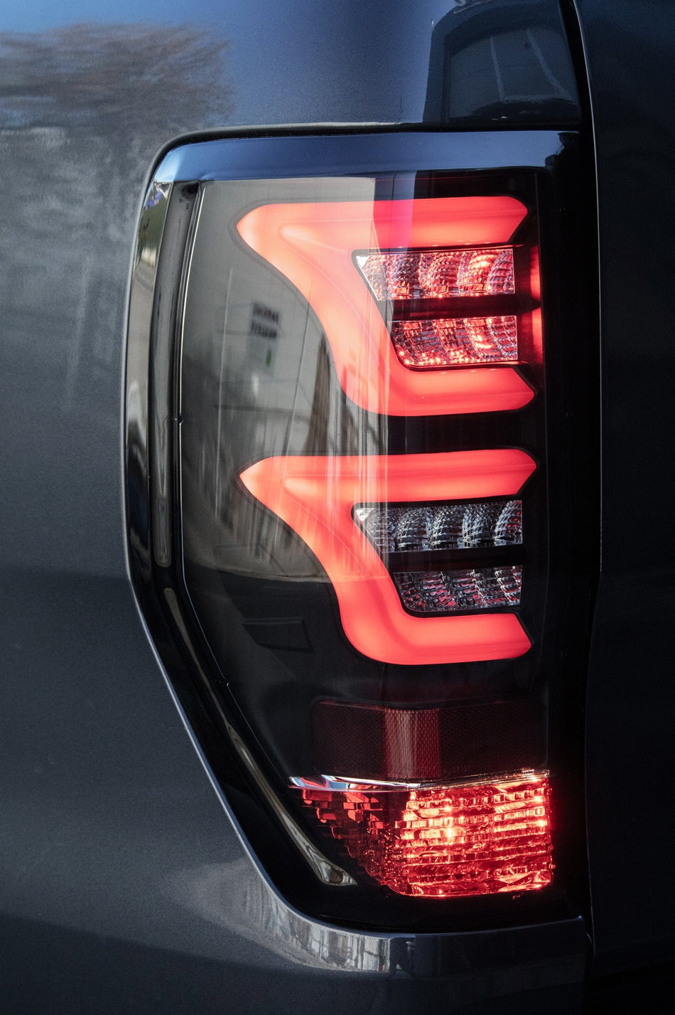 Lightbar LED Rückleuchten Ford Ranger T6/T7/T8 & Raptor 2012+ schwarz