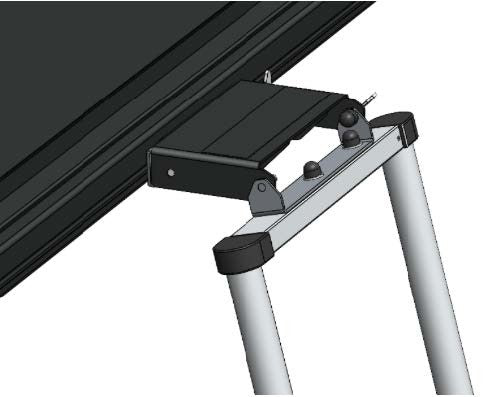 Alu-Cab LT50 Lightweight Dachzelt Leiterhalter Verlängerung