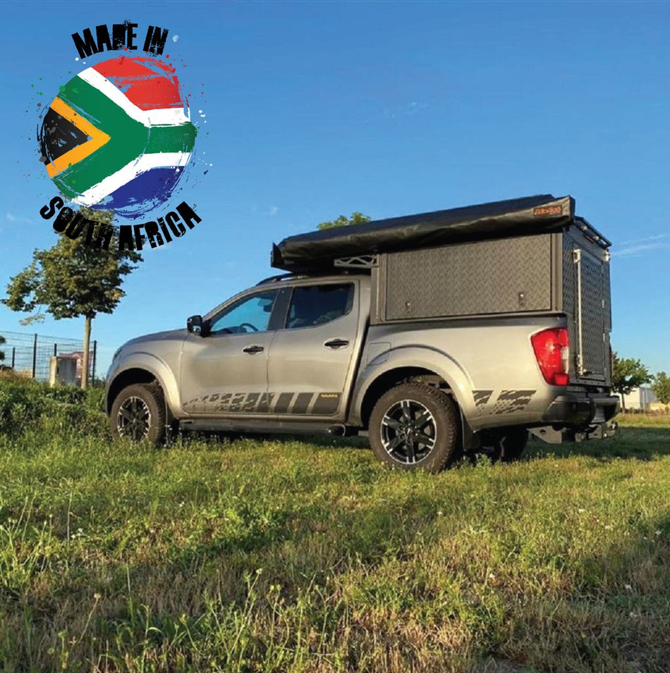Alu-Cab Canopy Camper Nissan Navara NP300 D/Cab ab 2016+ in schwarz